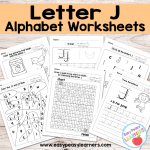 Letter J Worksheets – Alphabet Series