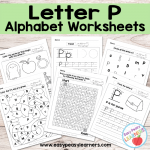 Letter P Worksheets – Alphabet Series