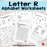 Letter R Worksheets – Alphabet Series