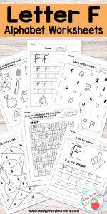 Free Printable Letter F Worksheets - Alphabet Worksheets Series