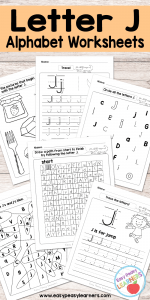 Free Printable Letter J Worksheets - Alphabet Worksheets Series