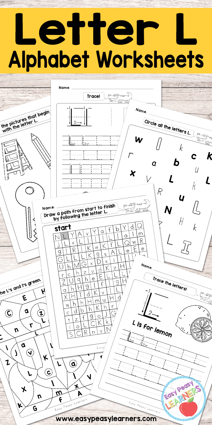 Free Printable Letter L Worksheets - Alphabet Worksheets Series