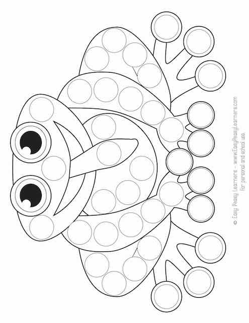Free Spring Animals Do A Dot Printables Easy Peasy Learners