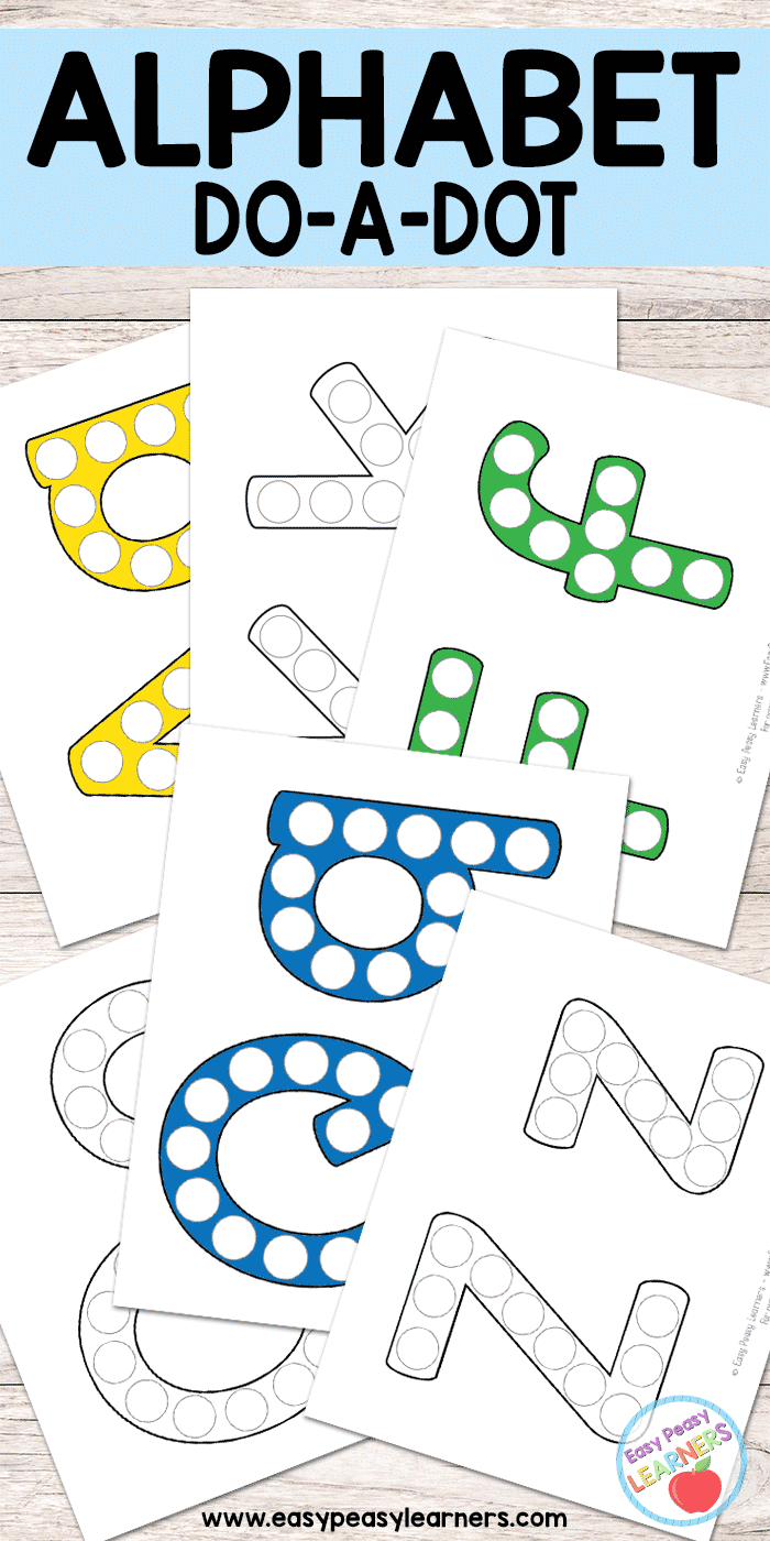 Alphabet - Do a Dot Printables