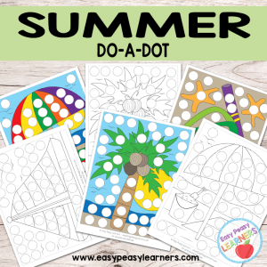Free Summer - Do a Dot Printables
