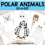 Free Polar Animals Do a Dot Printables