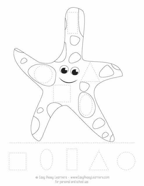 Free Sea Animals Cut and Glue Worksheets - Easy Peasy Learners