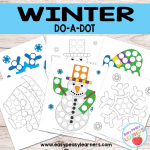 Free Winter Do a Dot Printables