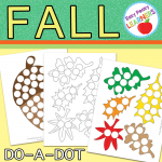 Free Fall Do a Dot Printables - Easy Peasy Learners
