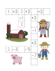 Addition and Subtraction Puzzle Worksheets
