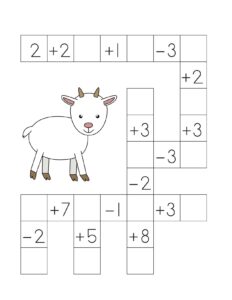 Addition and Subtraction Puzzle Worksheets 1