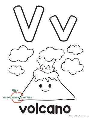 V is for Volcano